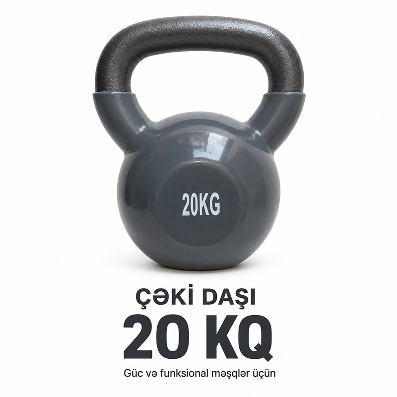 Çəki daşı Aspo, 20 kq qara gira